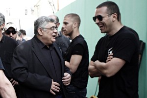 Golden Dawn rally against Islam and refugees in Piraeus on Apr. 8, 2016 / Συγκέντρωση της Χρυσής Αυγής κατά "της ισλαμοποίησης της χώρας", στον Πειραιά στις 8 Απριλίου 2016.
